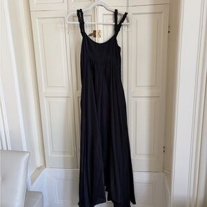 Azeeza silk dress w beading